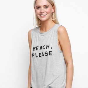 BCBGeneration Beach Please Muscle Tank Top